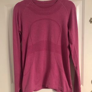 LuluLemon Pink/Magenta Swiftly Tech Long Sleeve